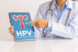 HPV (wirus brodawczaka ludzkiego) jest częstą infekcją wirusową atakującą skórę i błony śluzowe. Istnieje ponad 200 typów wirusa HPV. Typy wysokiego ryzyka: HPV16 i HPV18. HPV przenoszony jest głównie poprzez kontakt „skóra do skóry”, w tym podczas stosunku płciowego oraz praktyk seksu analnego i oralnego. Większość infekcji HPV przebiega bezobjawowo. Badania pokazują, że I3C ma potencjalnie korzystny wpływ na infekcje wirusem brodawczaka ludzkiego (HPV) i choroby pokrewne. I3C przekształca się w organizmie do diindolilometanu (DIM), aktywnej formy, która ma właściwości przeciwnowotworowe i immunomodulujące.